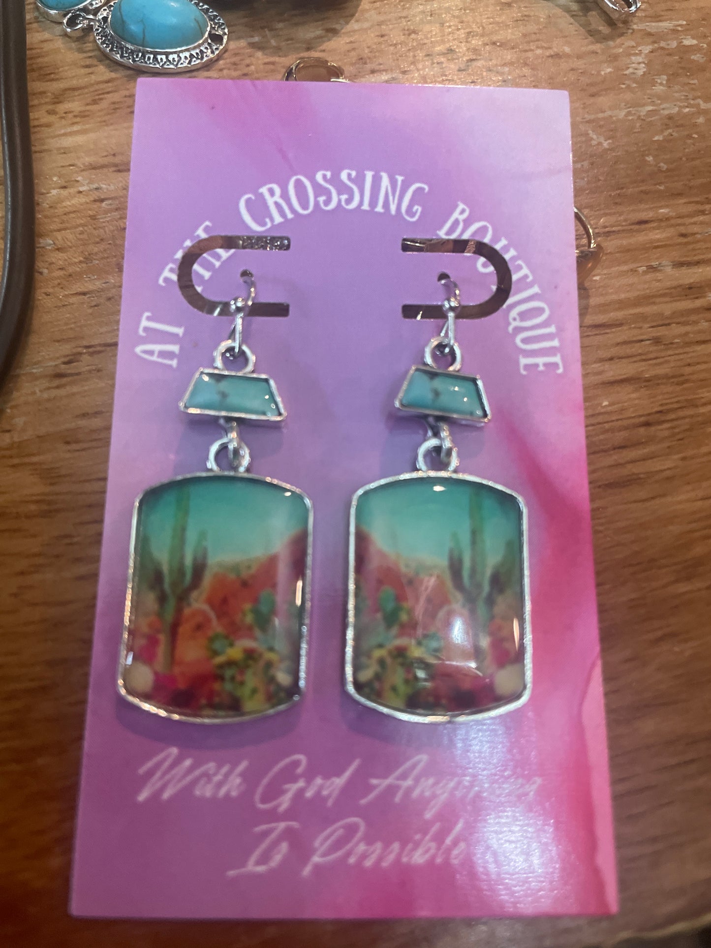 Vintage western earrings