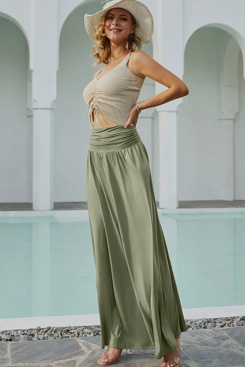 Maxi Style Waist Skirt