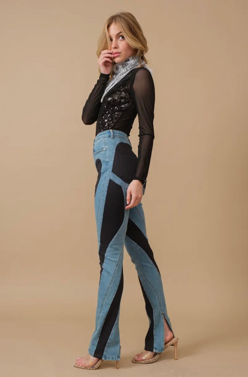 Sequin embellished top