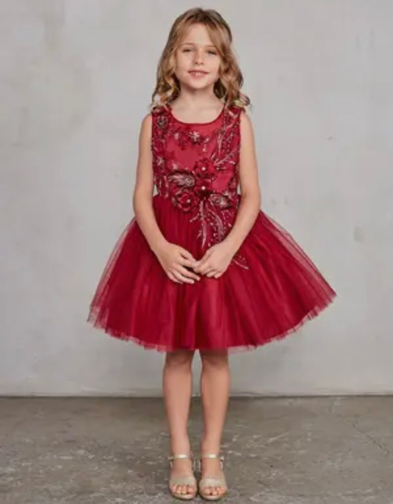 Red Hot Formal Dress Size 14Y