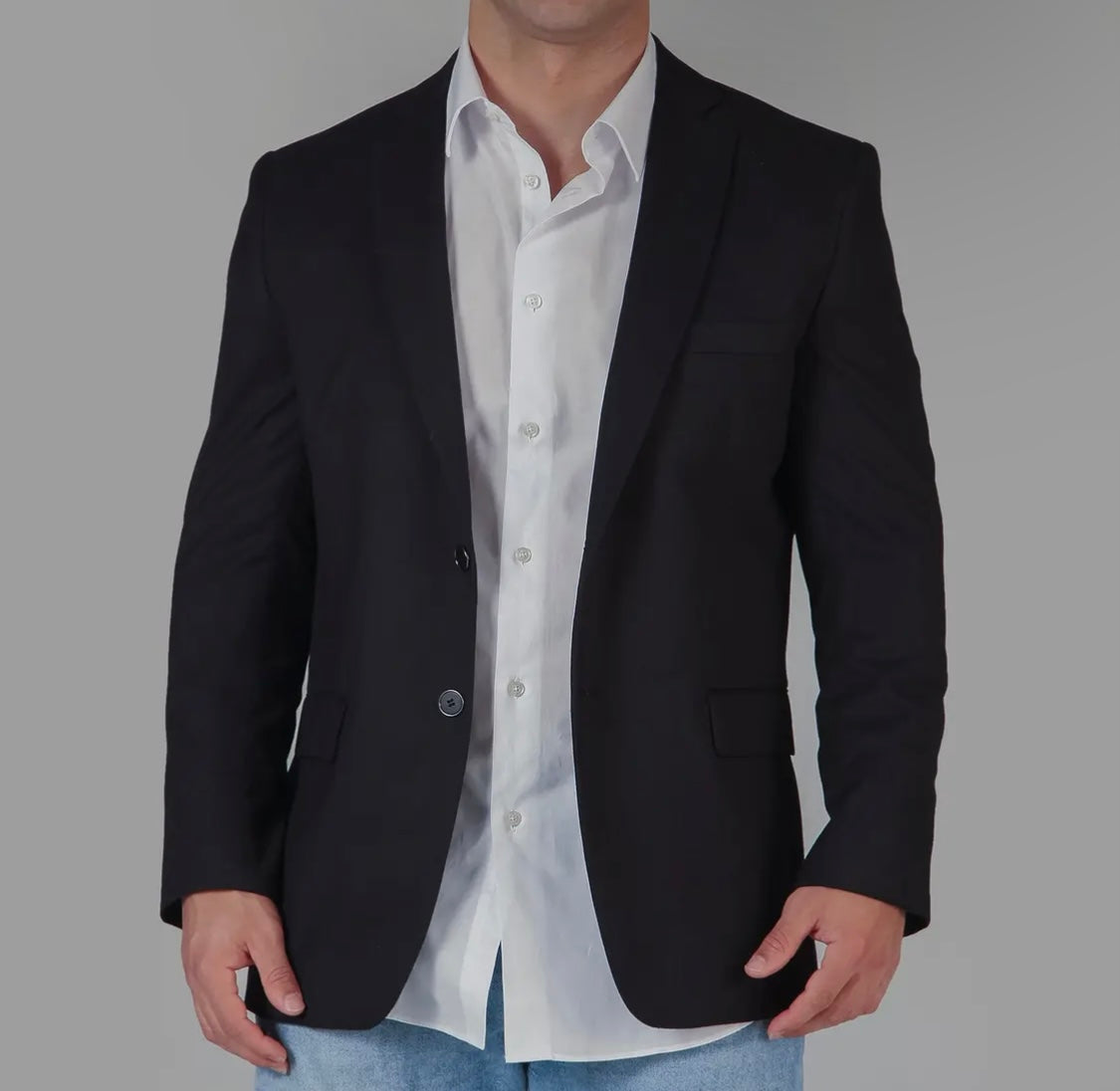 Rockefeller Obsidian Black Blazer