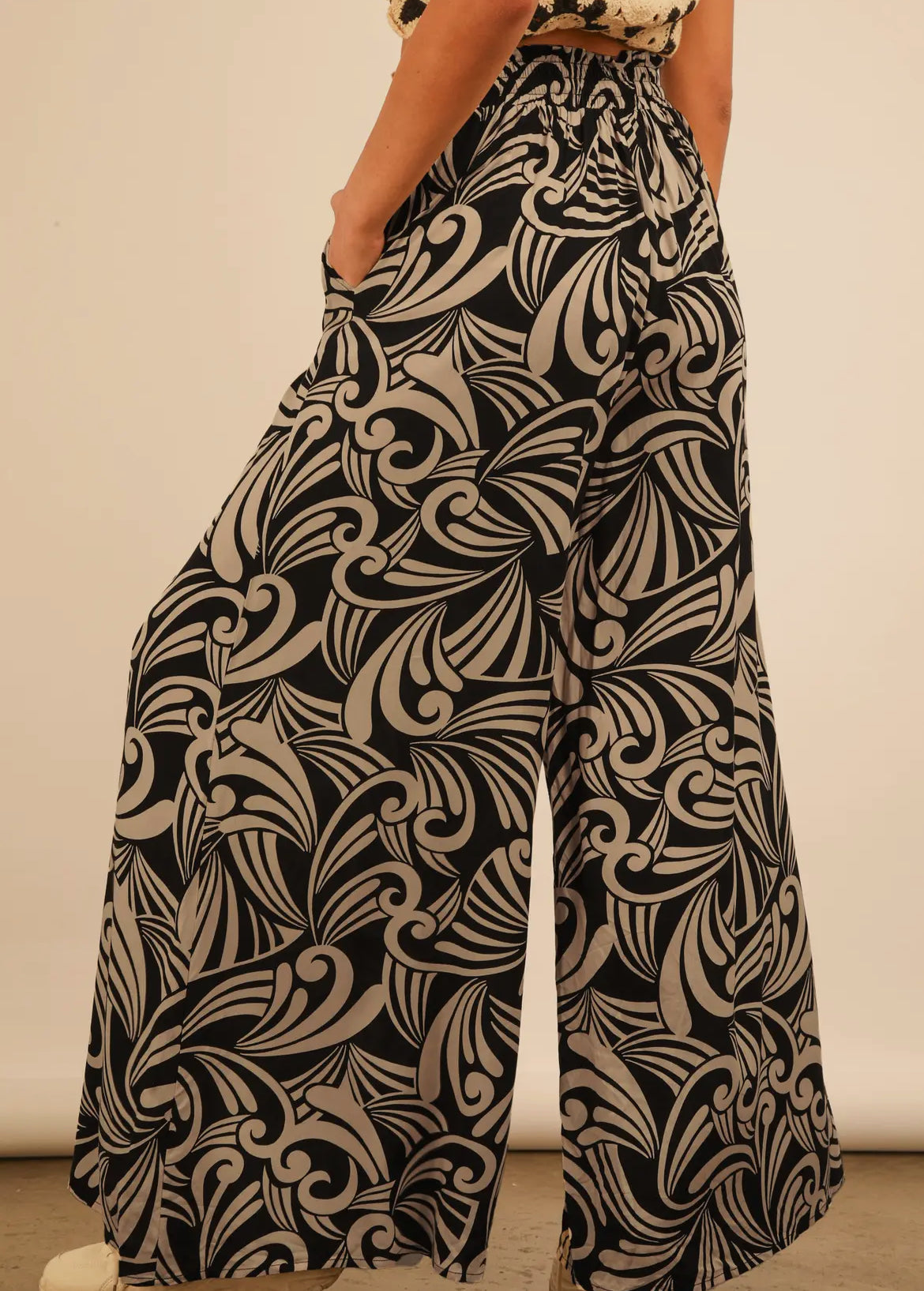 Wide leg Anastasia pant