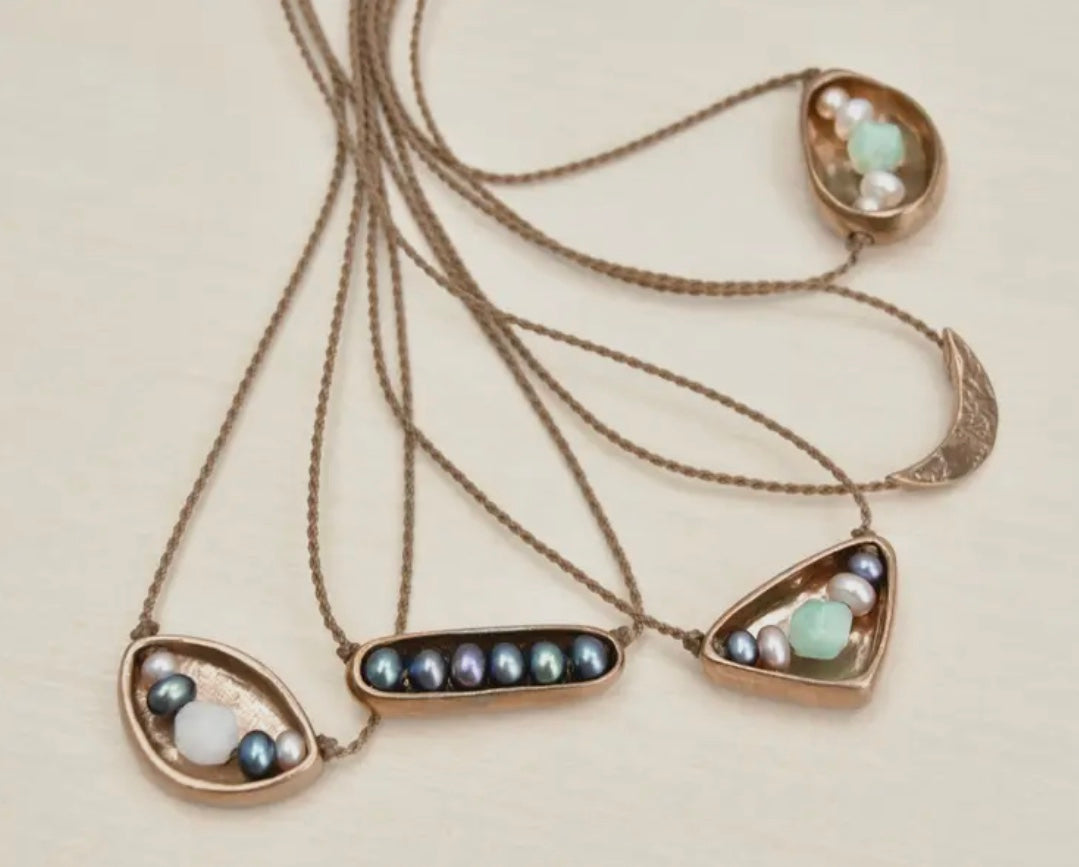 Modern heirloom necklace