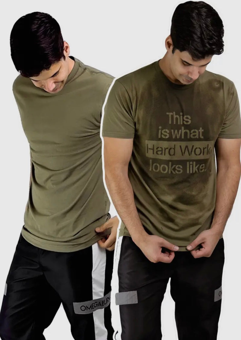 Sweat says it all tee