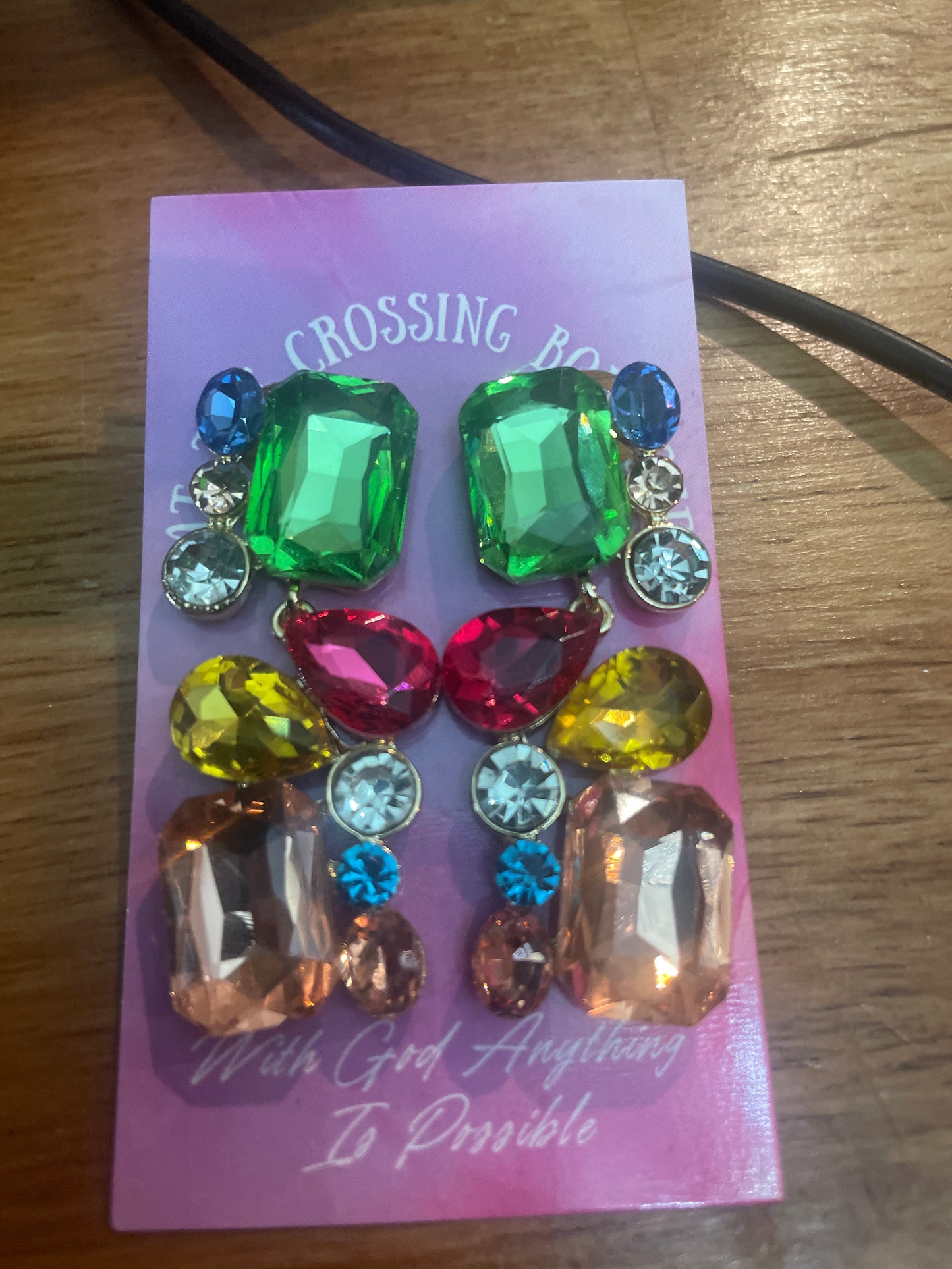 Crystal chaos earrings