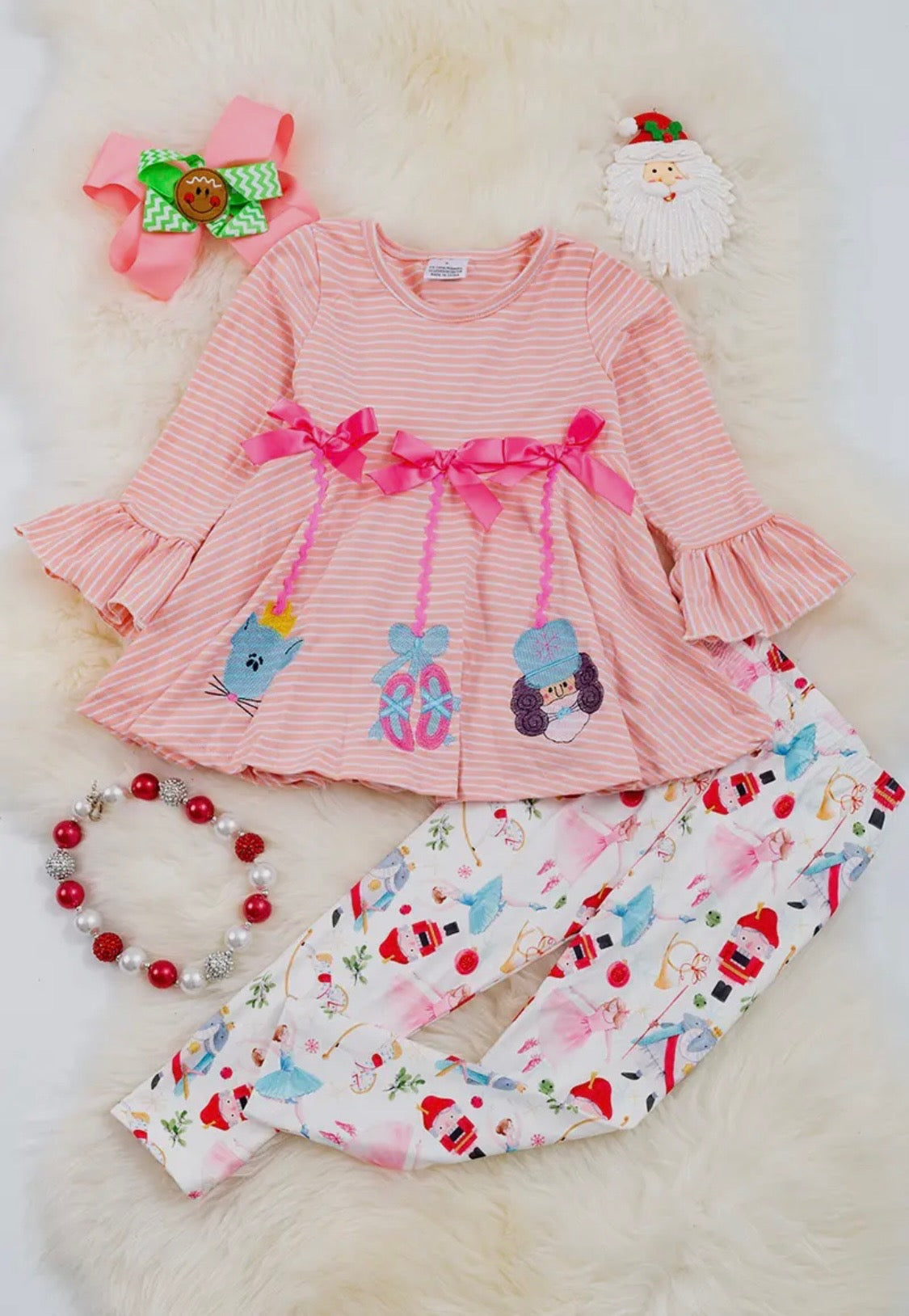 Pink Christmas 2pc Set