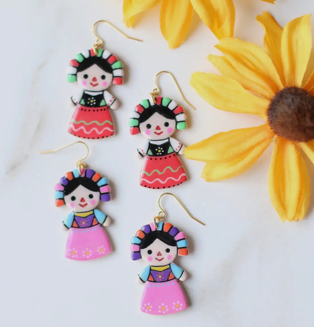Maria doll earrings