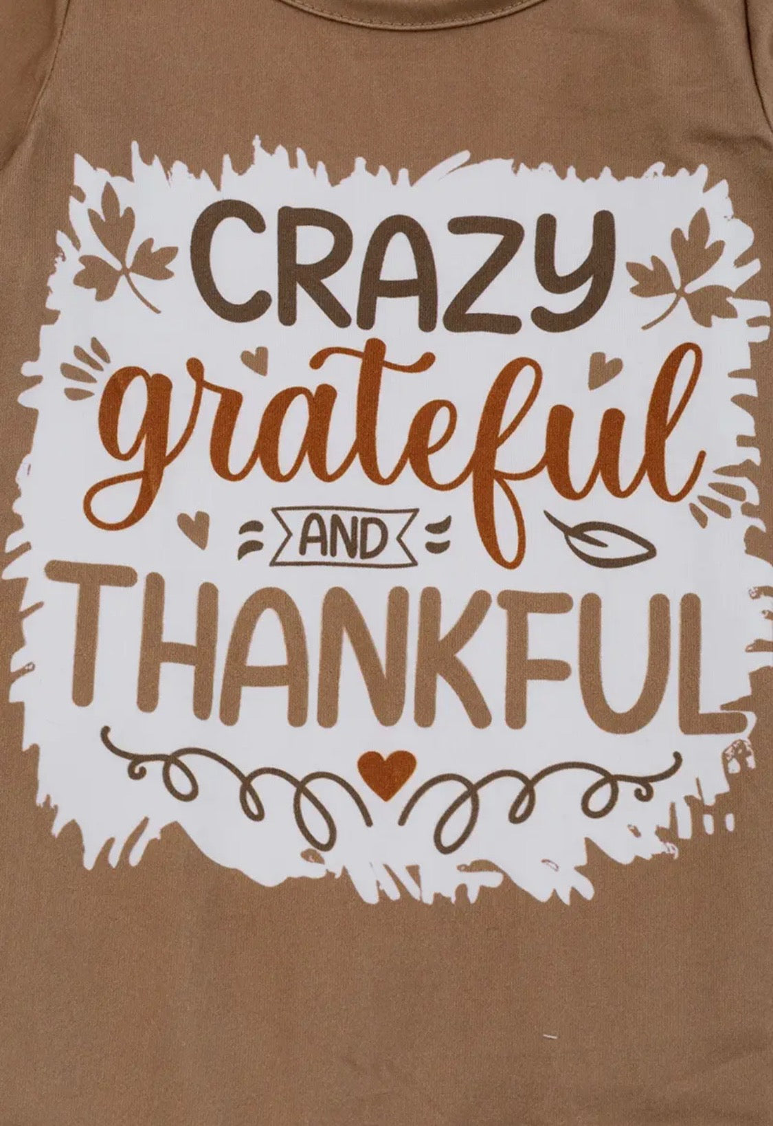 Grateful baby romper