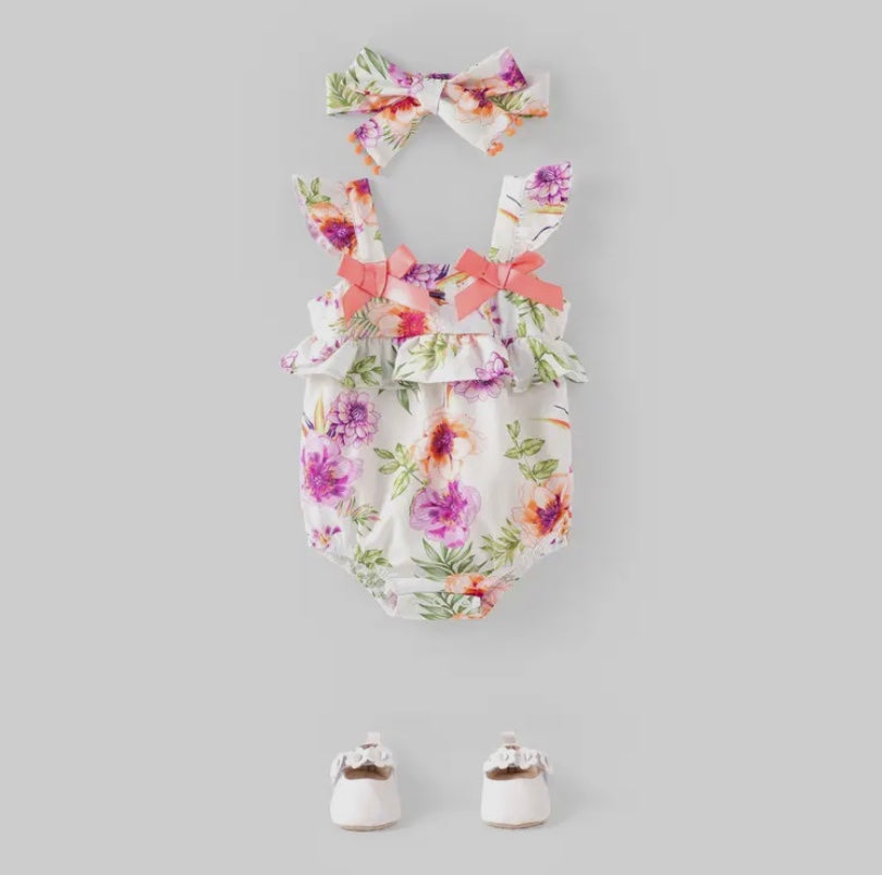 Sweet Romper & Headband Set
