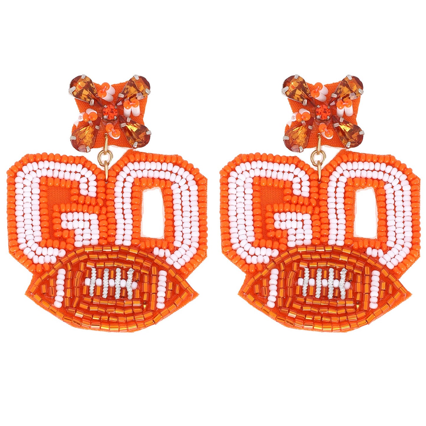 Go Trojans earrings