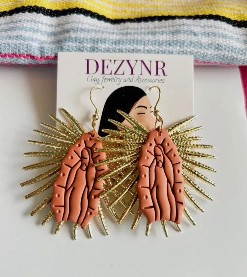 Virgen de Guadalupe earrings
