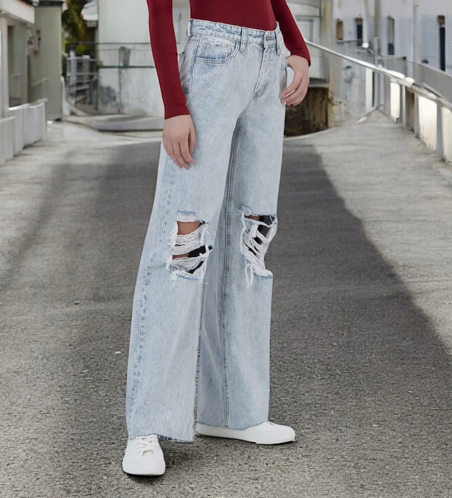 Flying Monkey Baggey Wide Leg Jeans