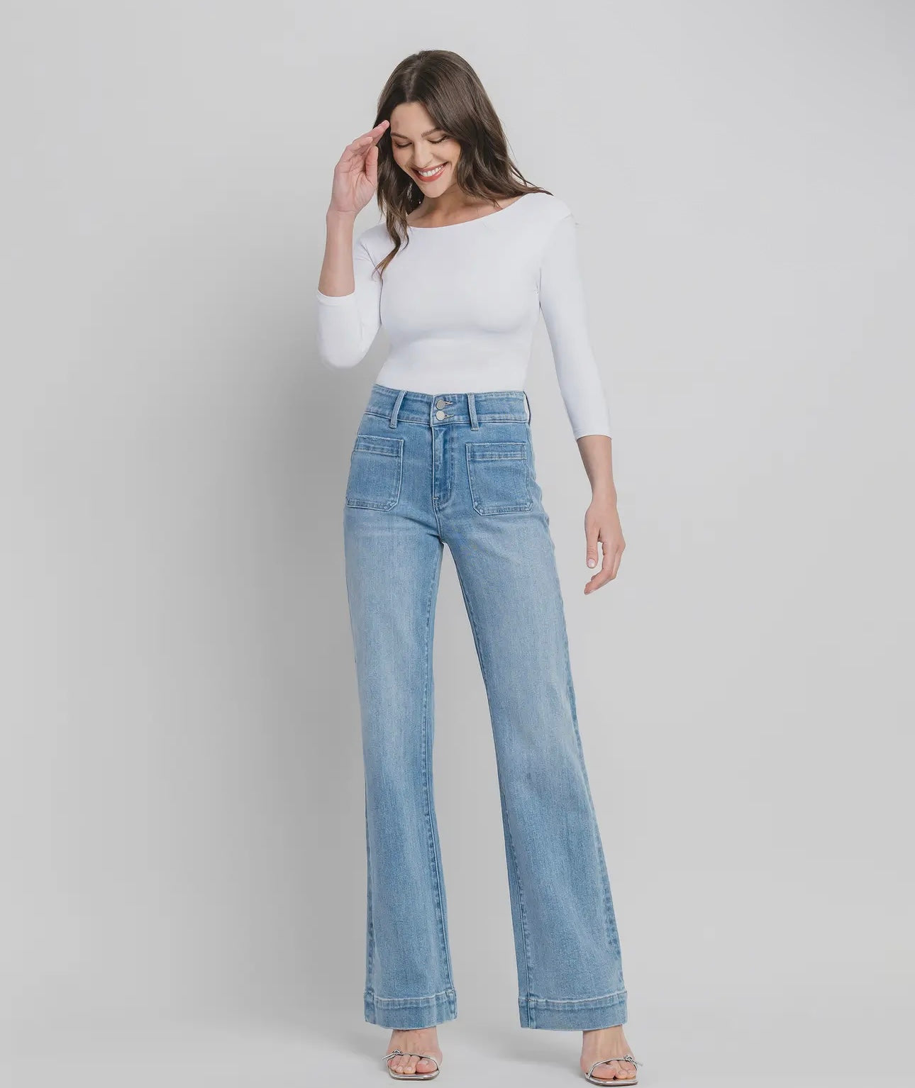 Flying Monkey 90s Vintage Super High Rise Flares