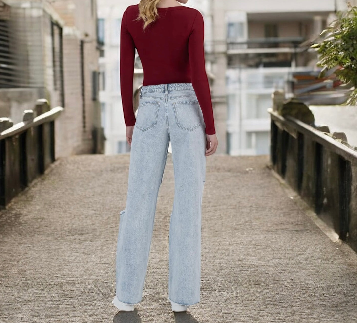 Flying Monkey Baggey Wide Leg Jeans