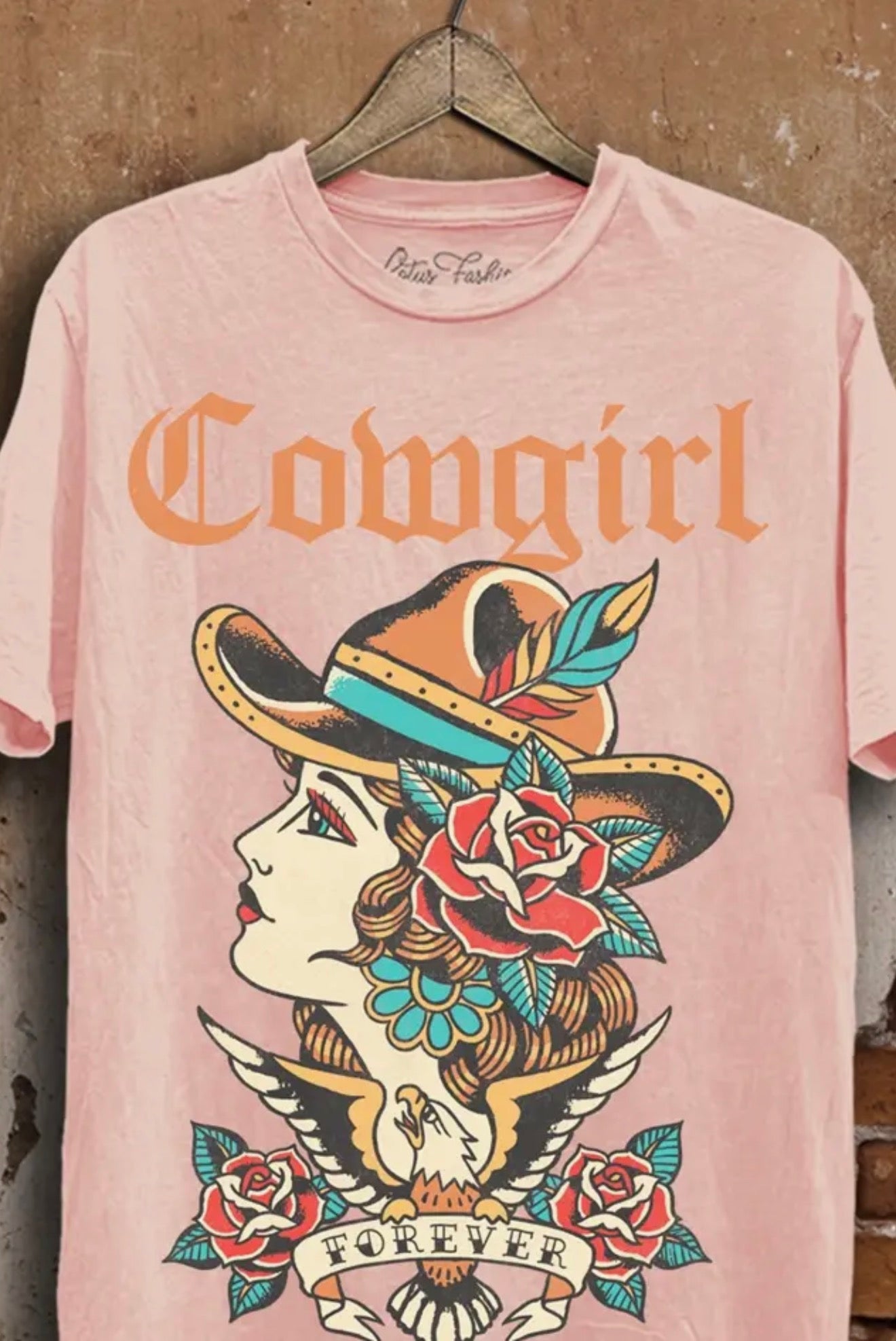 Cowgirl forever graphic tee