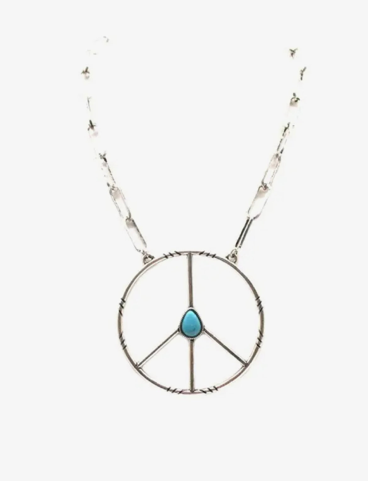 Western peace necklace