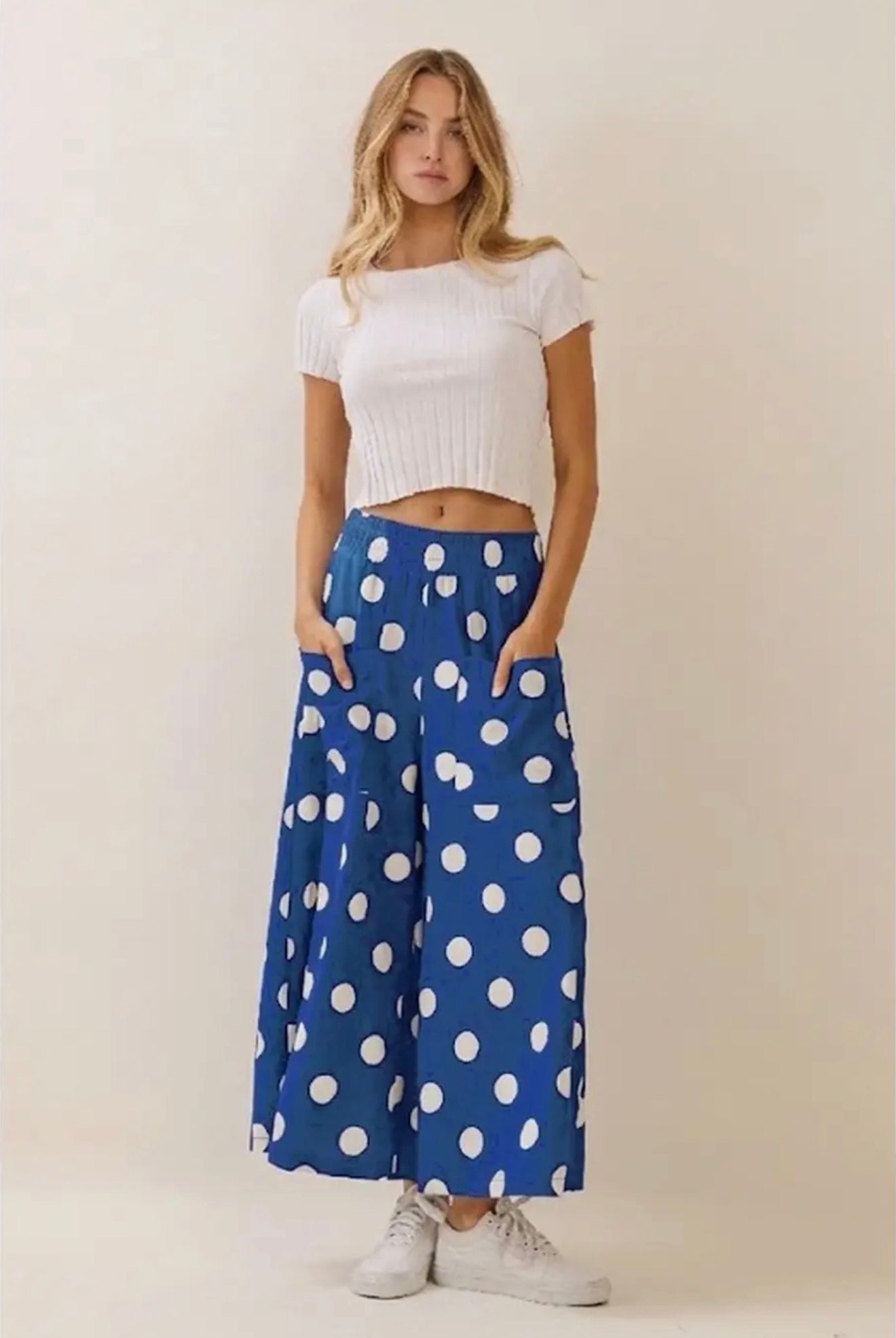Polka dot pants
