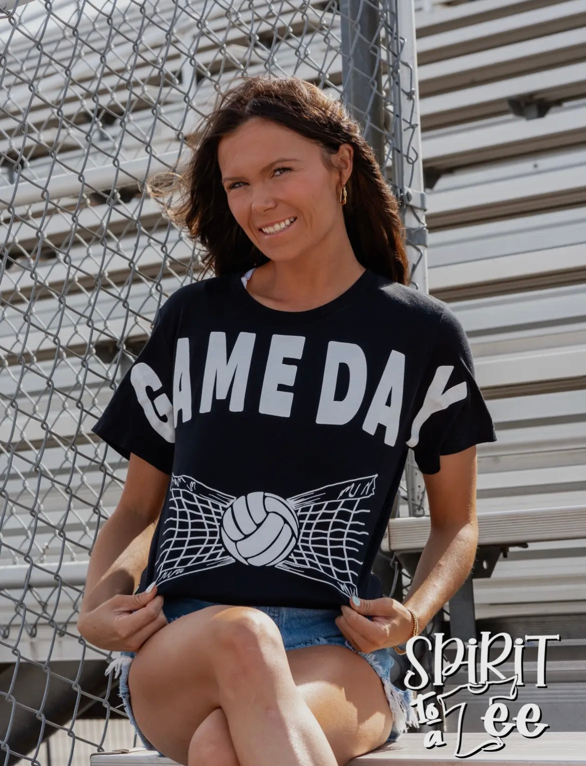 Game day volleyball Tee
