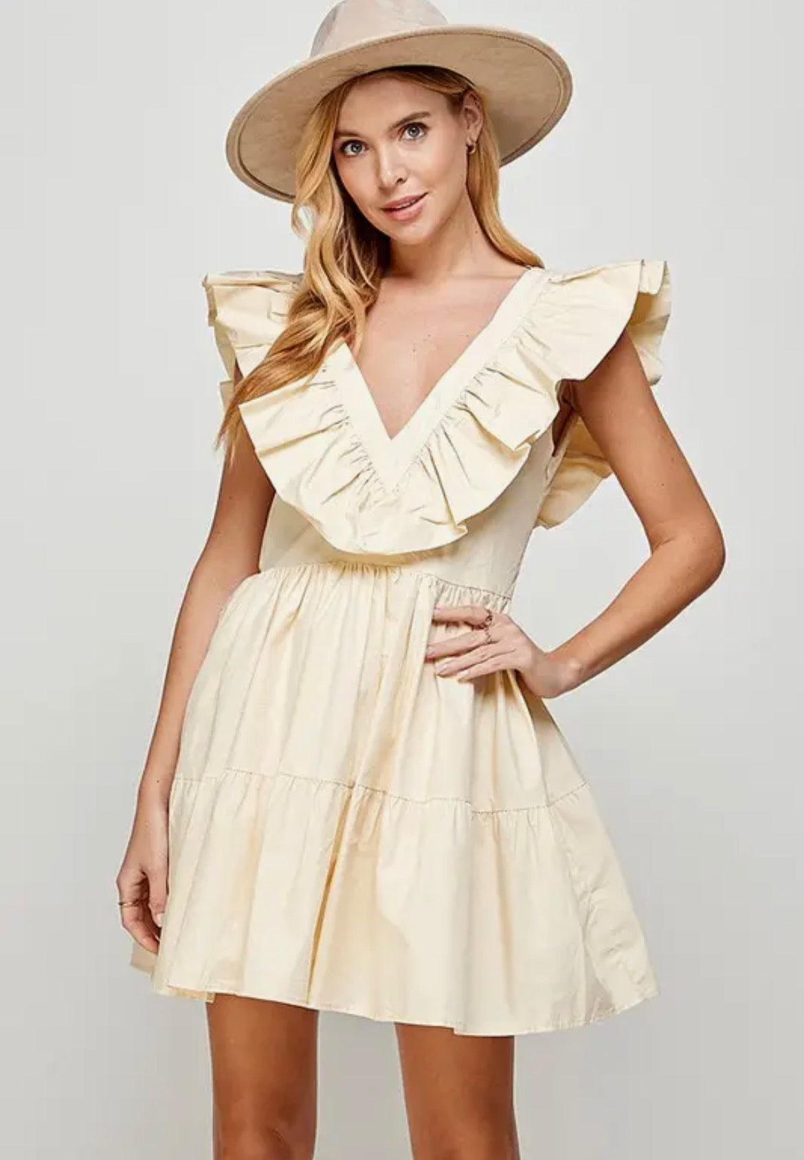 Romantic ruffle dress