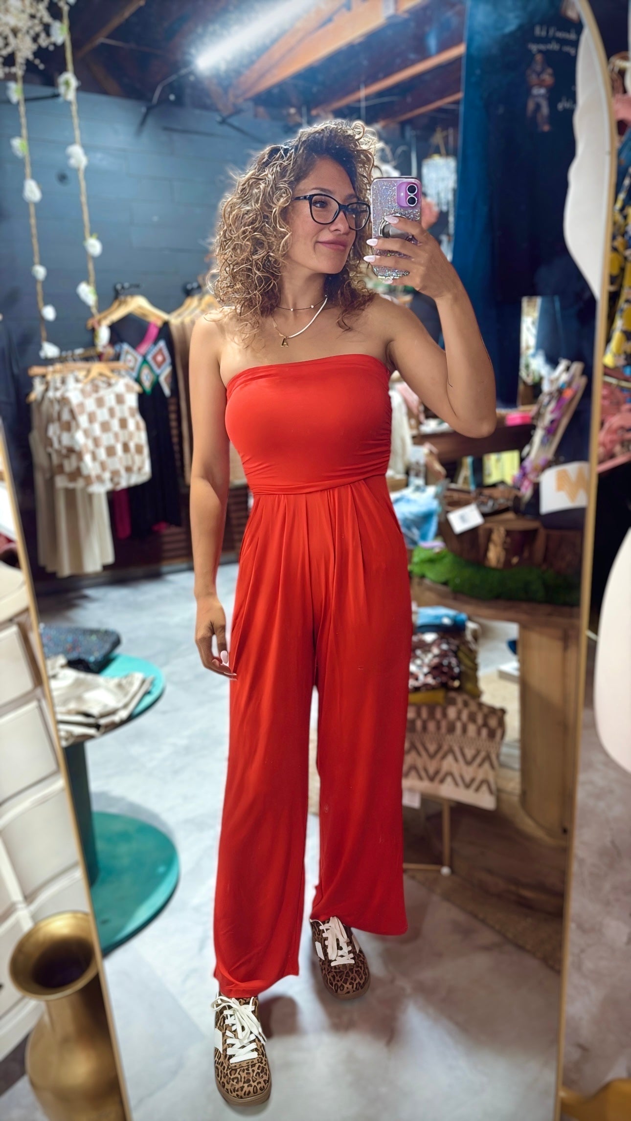 Crimson Rogue & Radiant Jumpsuit