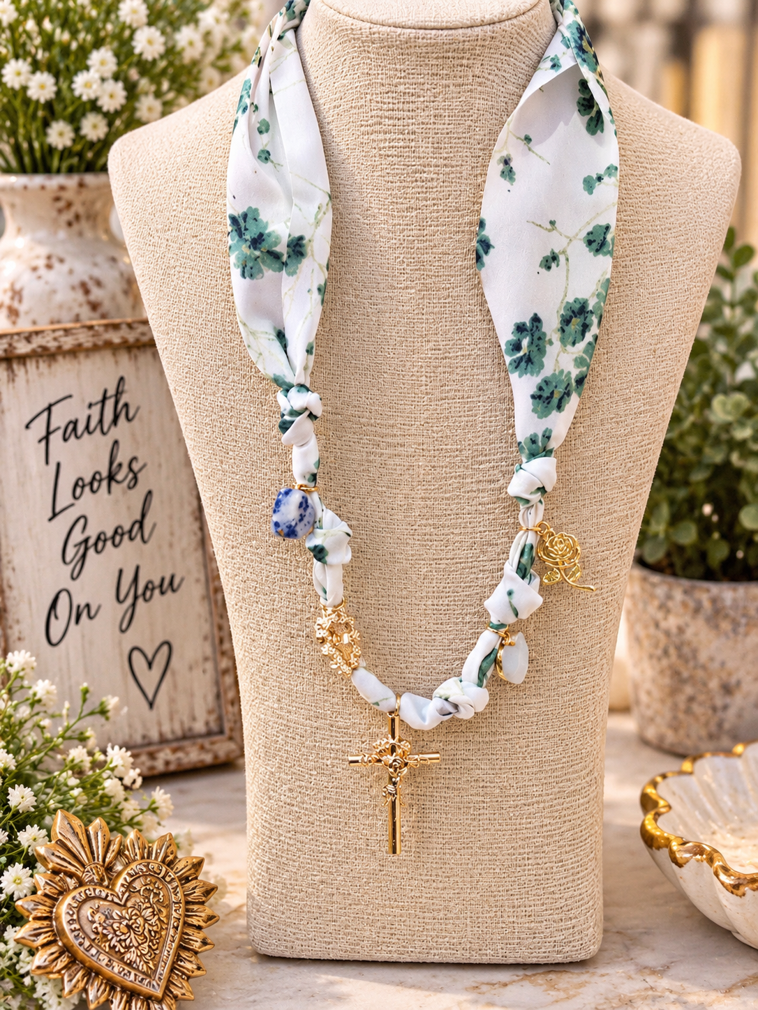 Grace in Bloom Charm Necklace