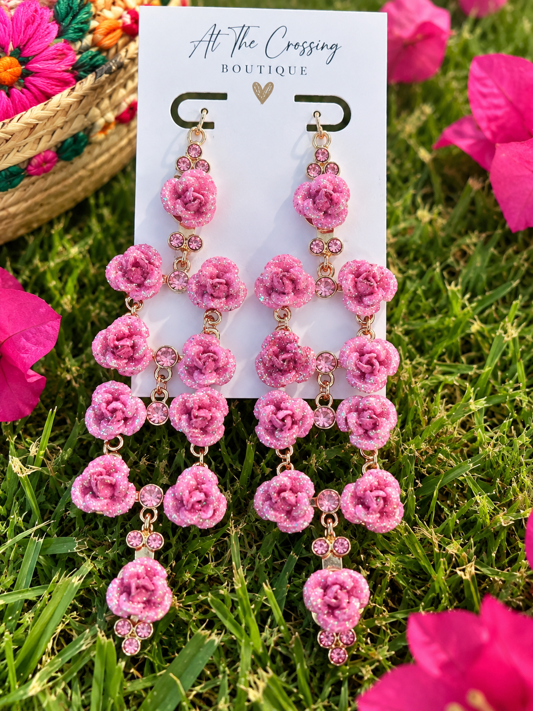Pretty in Pink Rosé Earrings