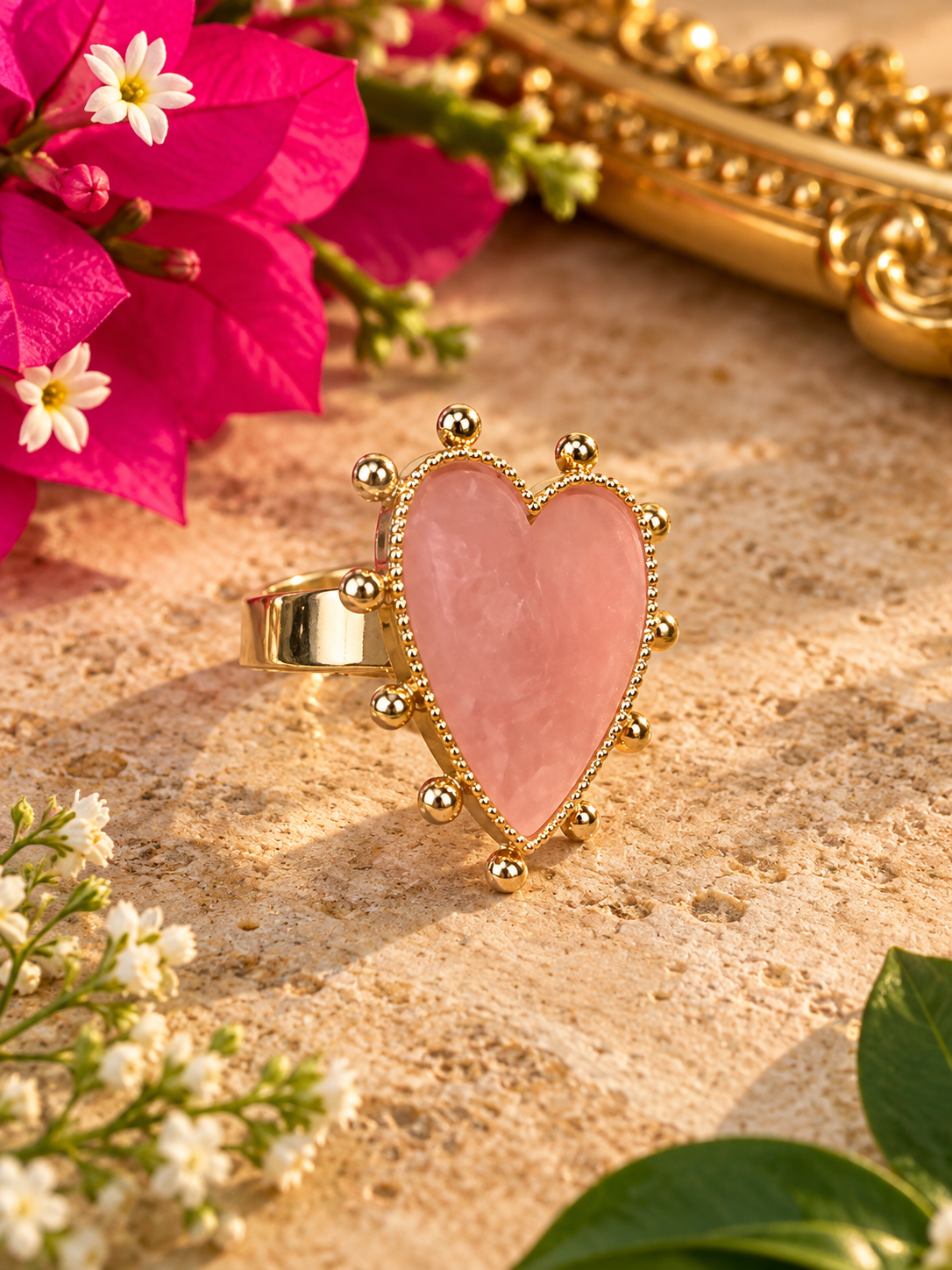 Pink Heart Statement Piece