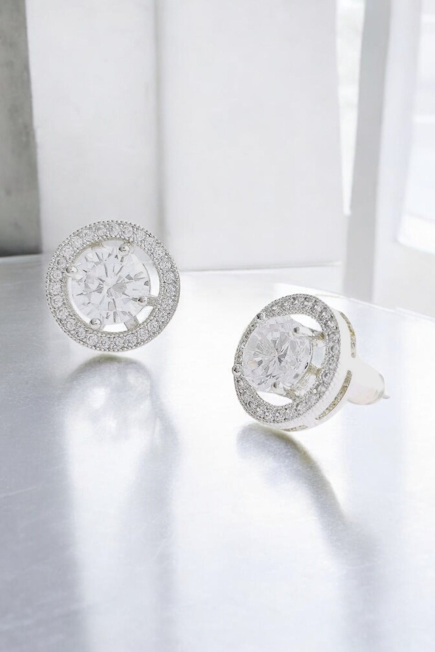 Silver 11mm Halo Studs