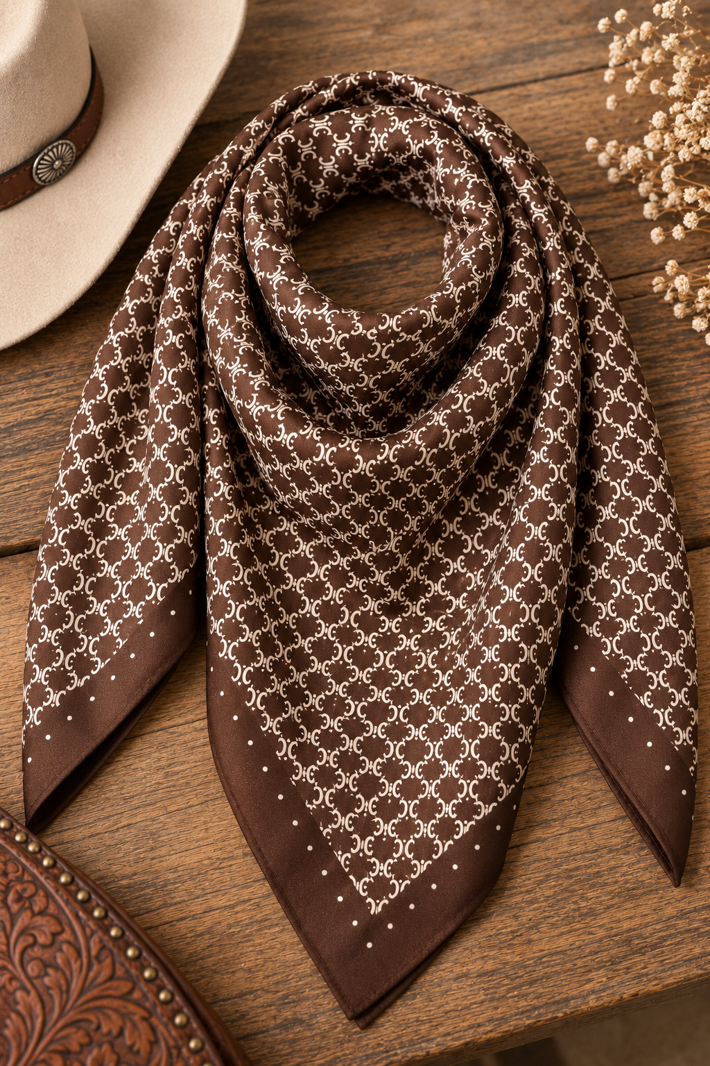 Midnight Clover Wild Rag (bling)