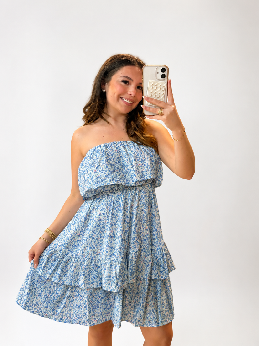 Tiered ruffle dress