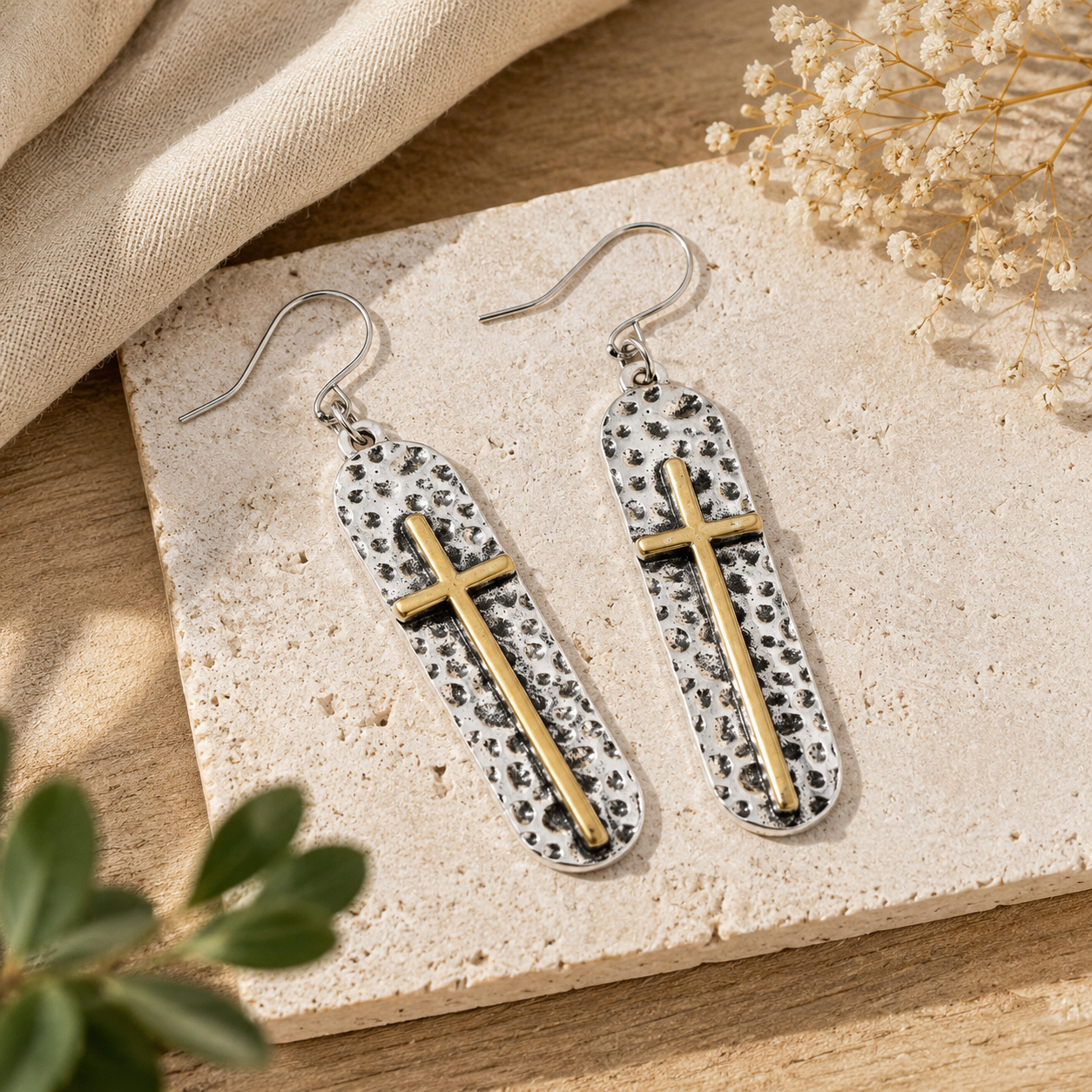 Rustic Faith Earrings