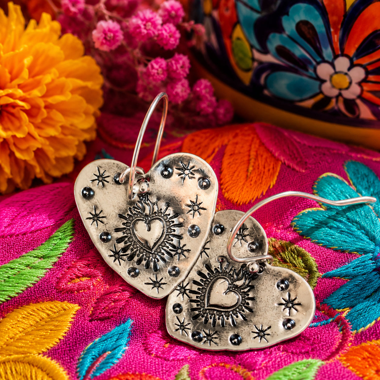 Celestial Heart Earrings