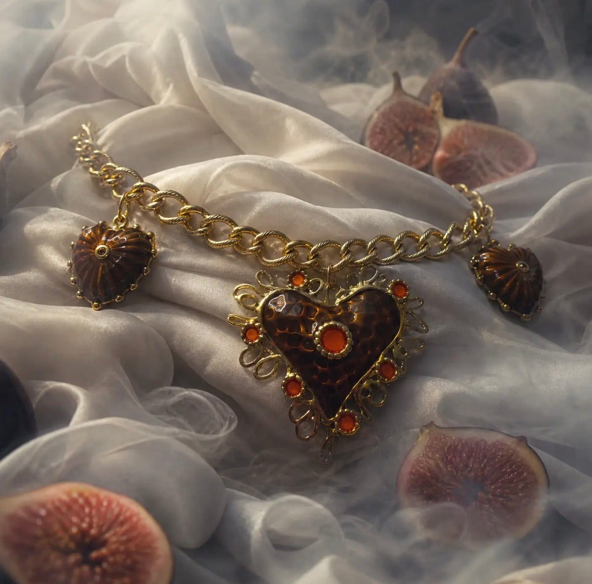 Vintage heart chain