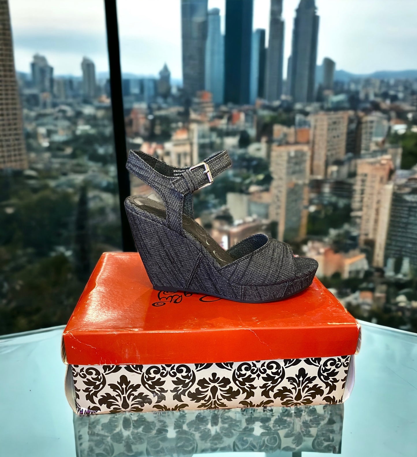 City Lights Denim Wegdes