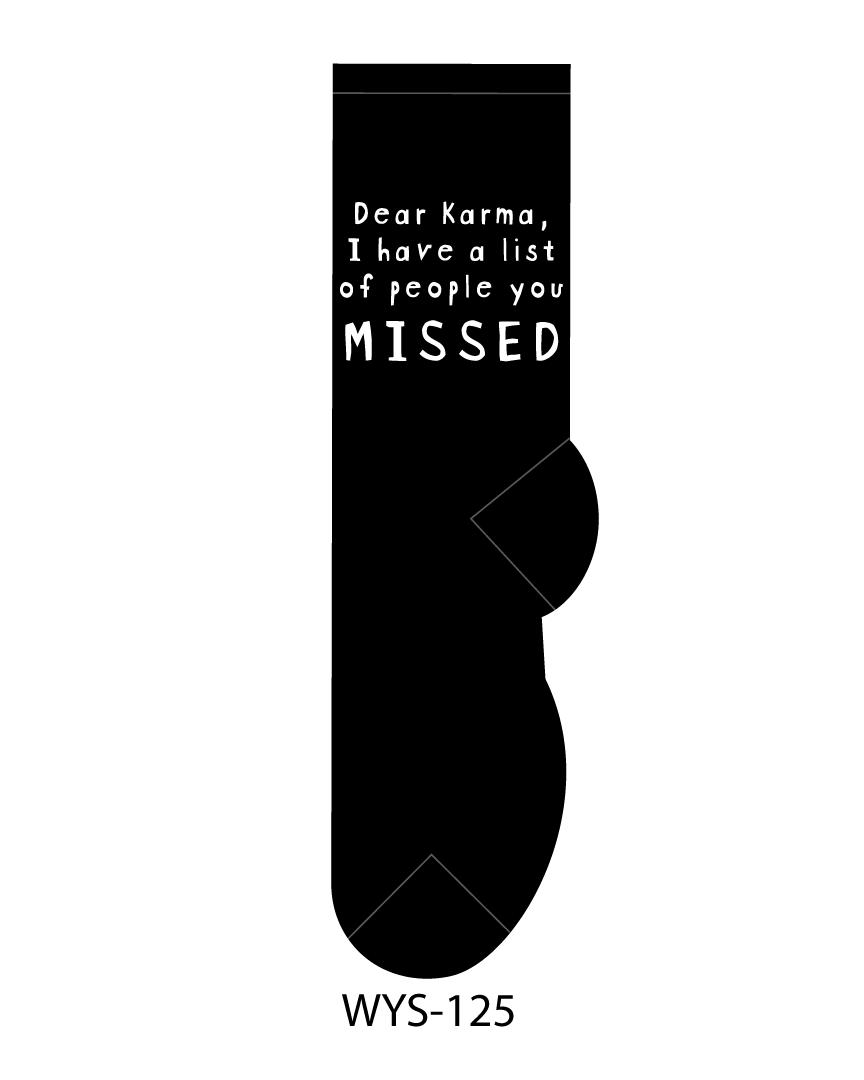 Dear karma, I have a list of people you missed