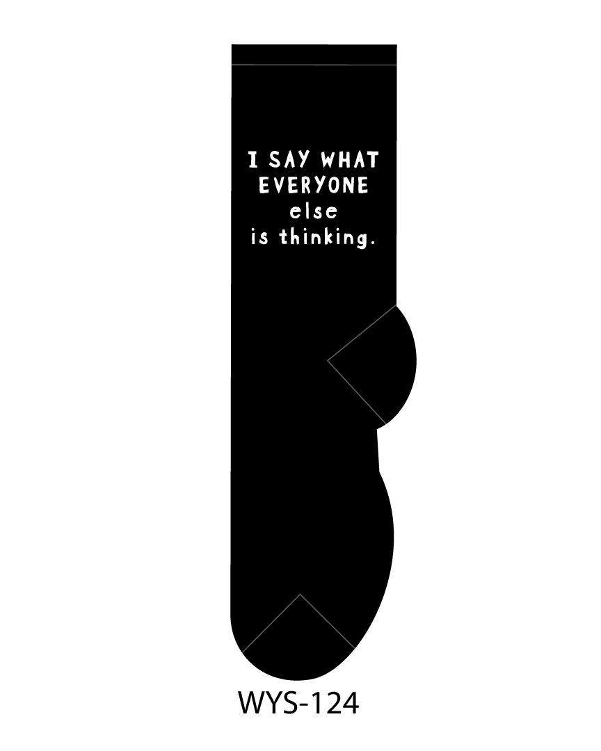 I say what everyone else is thinking