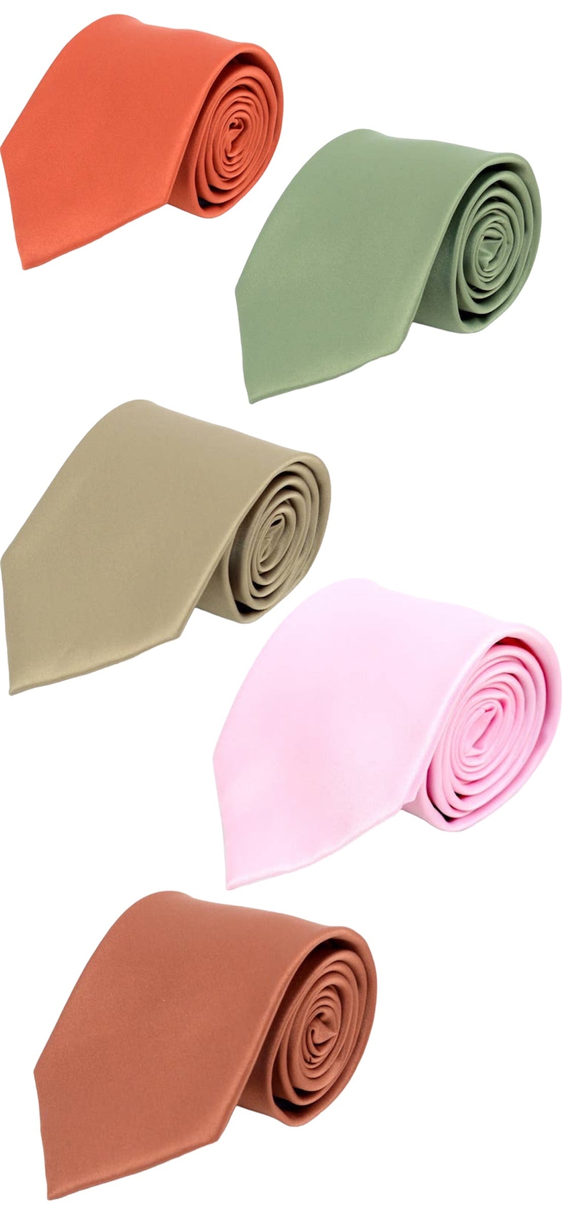Poly Satin Solid Tie
