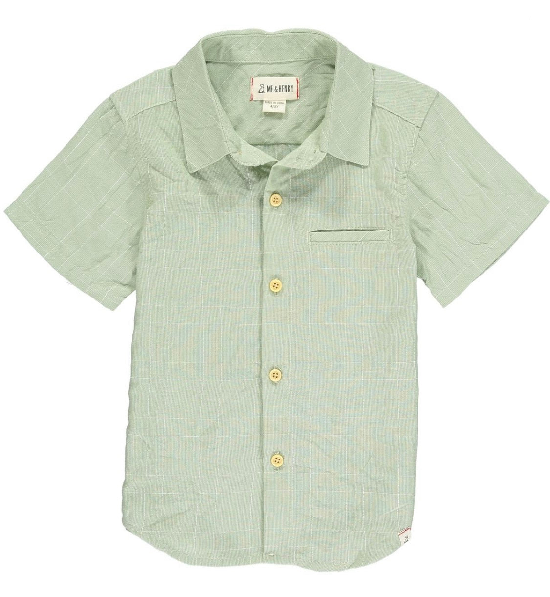 Mint Newport Button Up