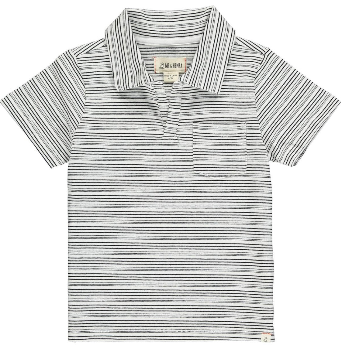 Black/White Admiral Polo