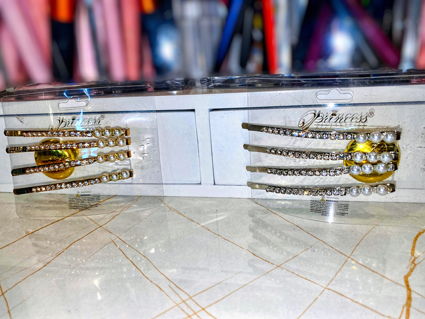 Rhinestone Hairpin Set