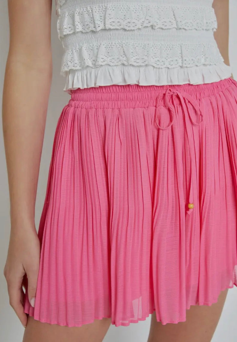 Pink flamingo skort