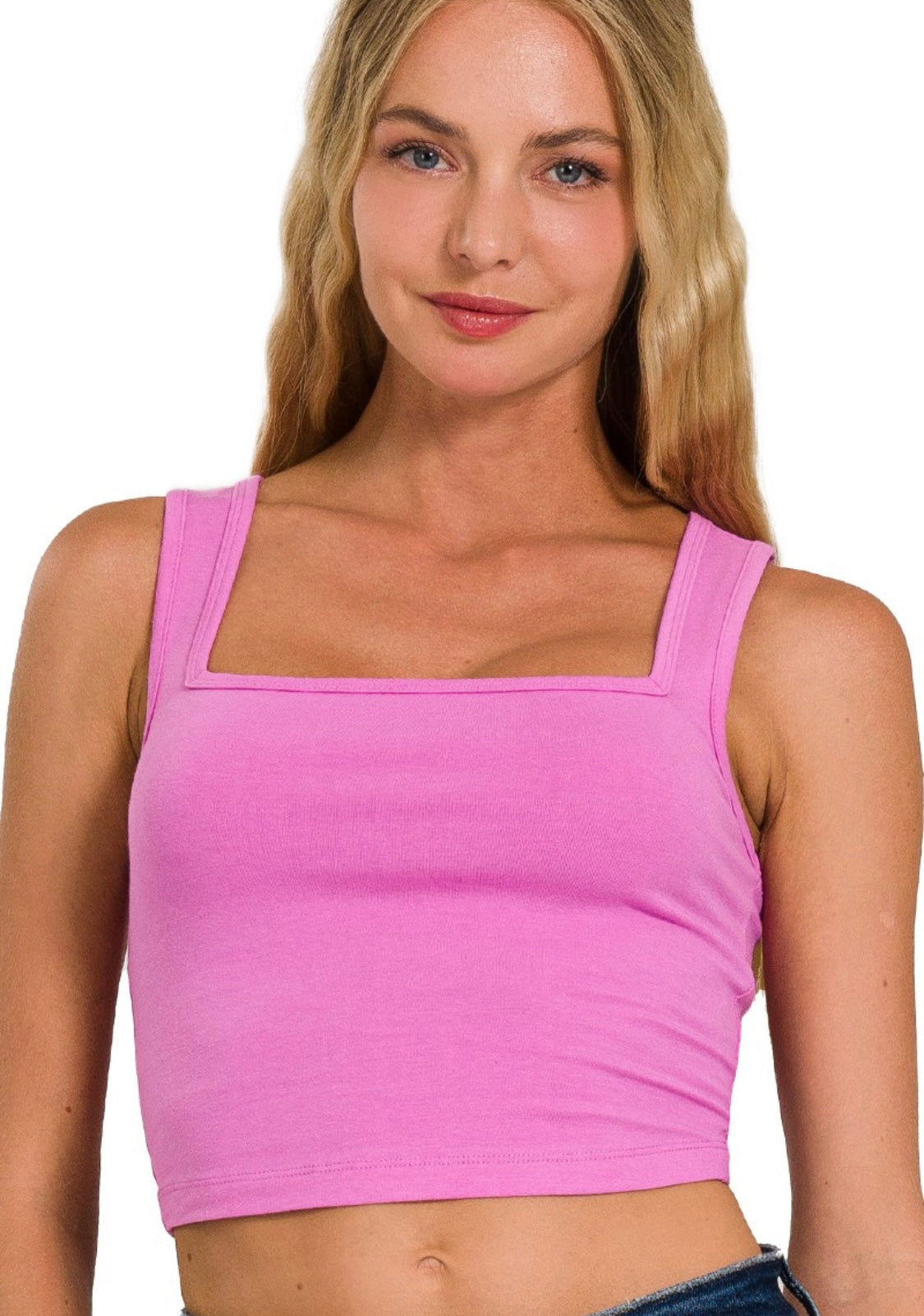 Buttery crop tank