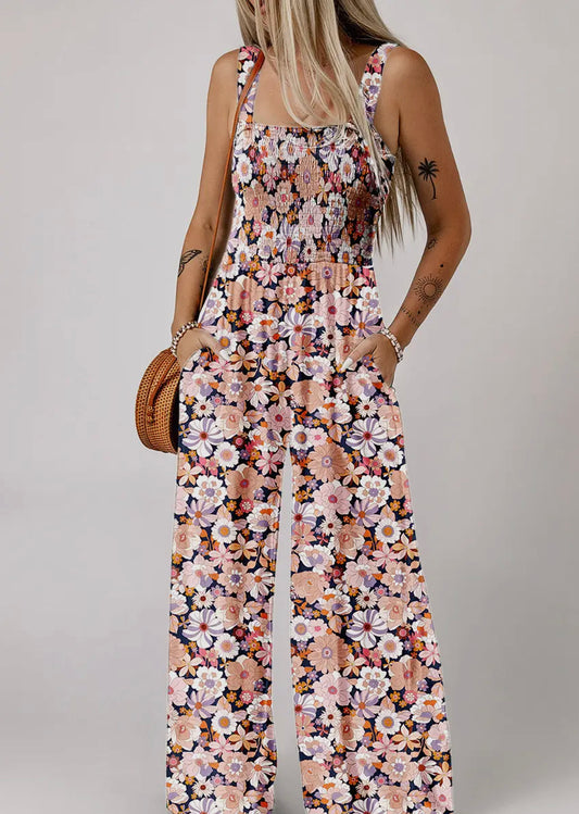 Floral Print Jumpsuit