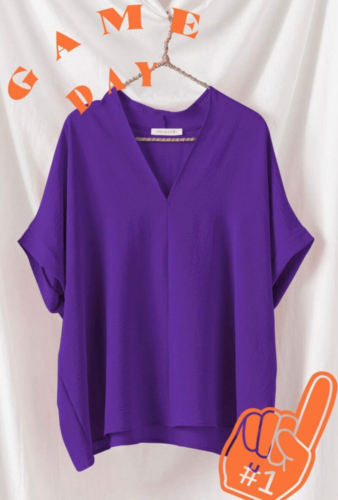 Purple urban blouse