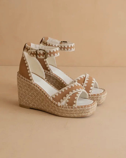 The Essie Embroidered Wedges