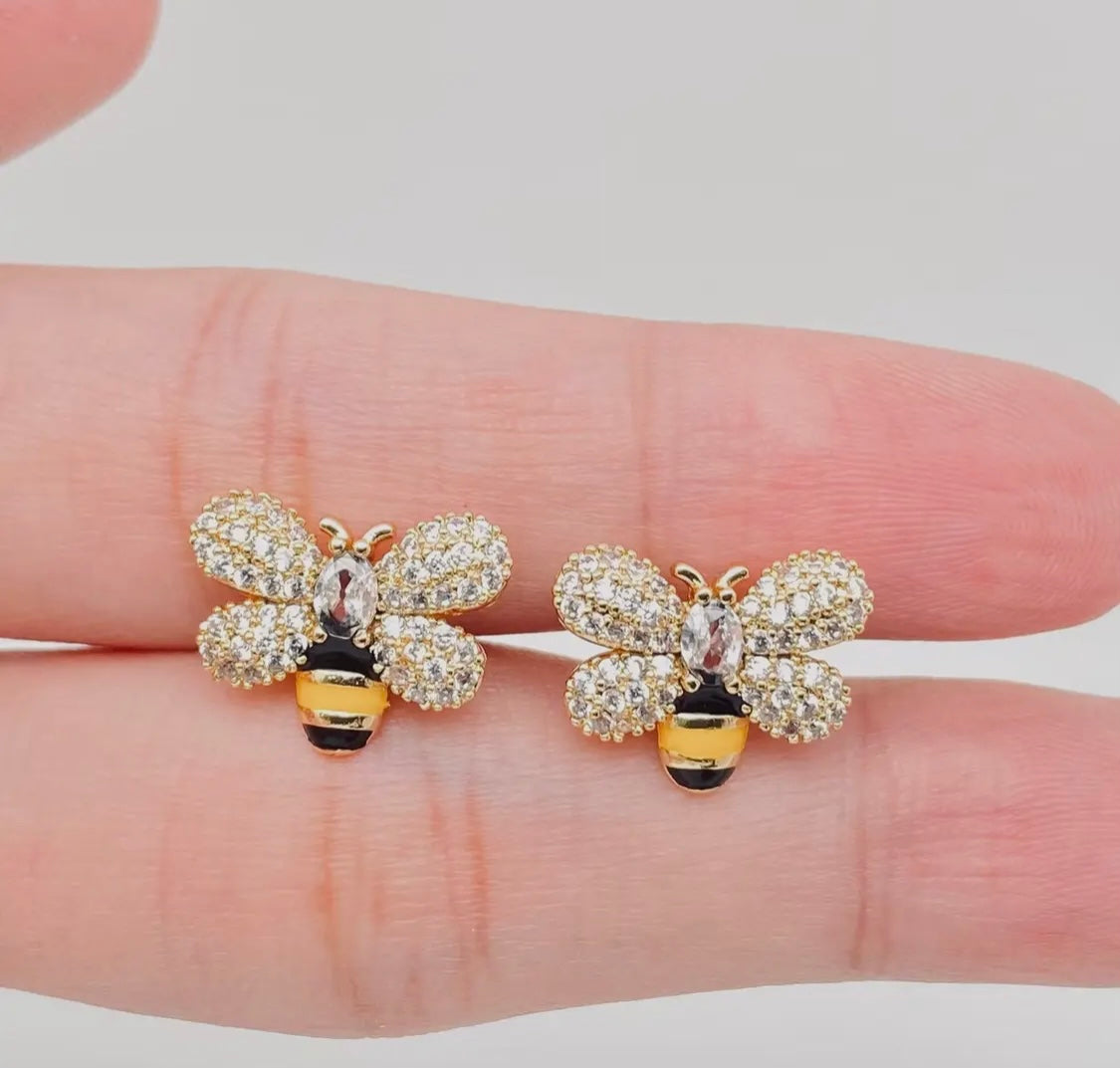 Beehive Stud Earrings