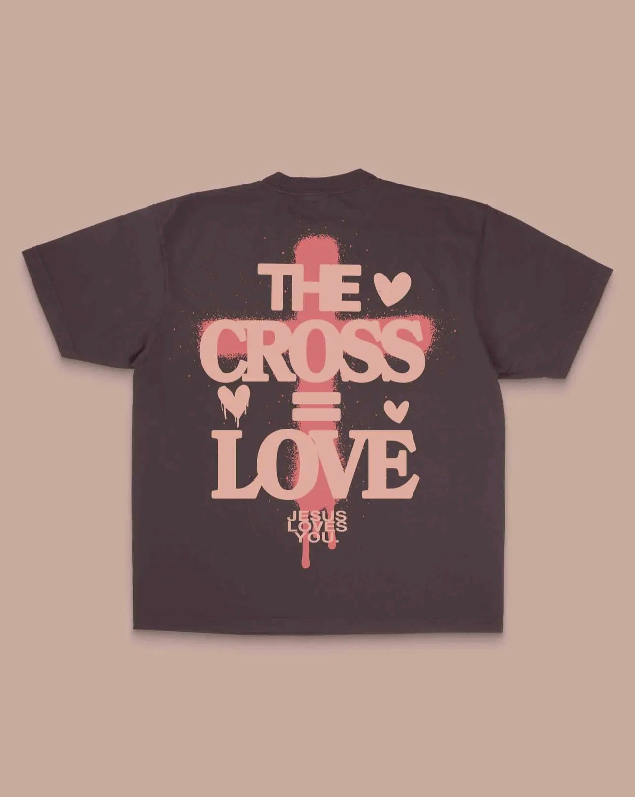 The Cross = Love Oversized Tee