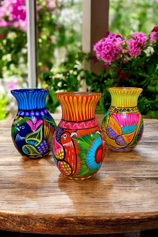 Handmade in Mexico Flower Vase