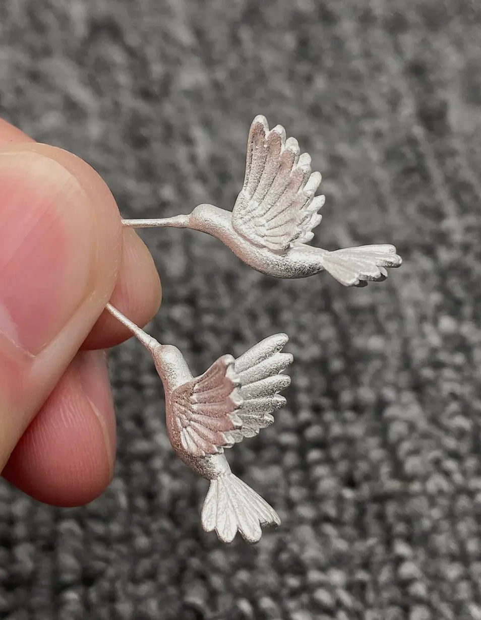 Hummingbird studs