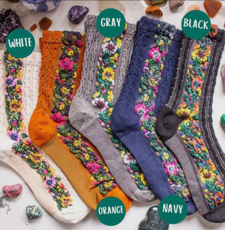 Audrey Vintage socks
